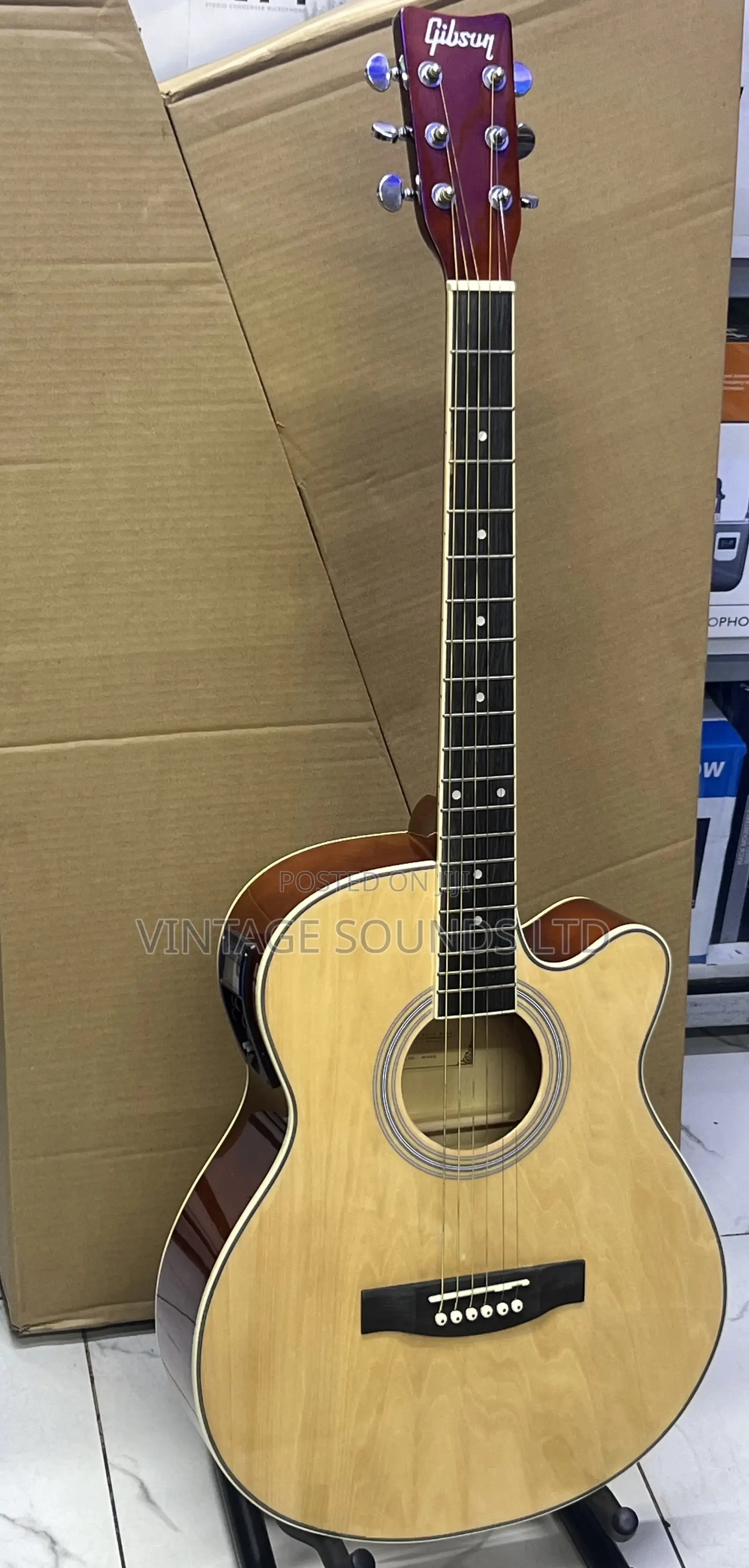 Natural Gibson Semi Acoustic Guitar 41 Inches