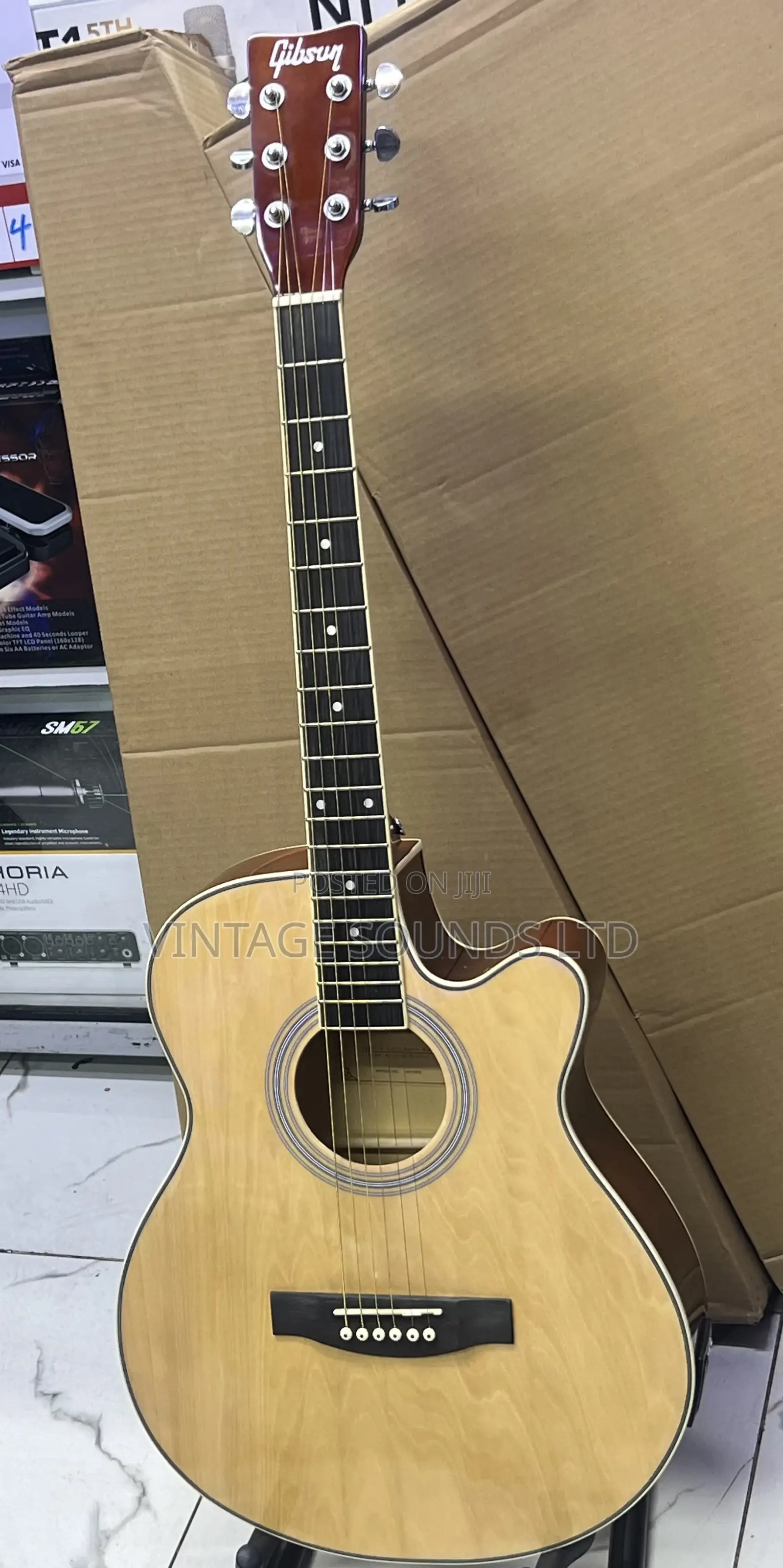 Original Gibson Semi Acoustic Box Guitar Natural