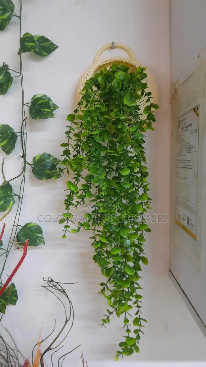 Artificial Vines,Climbers and Vase Available