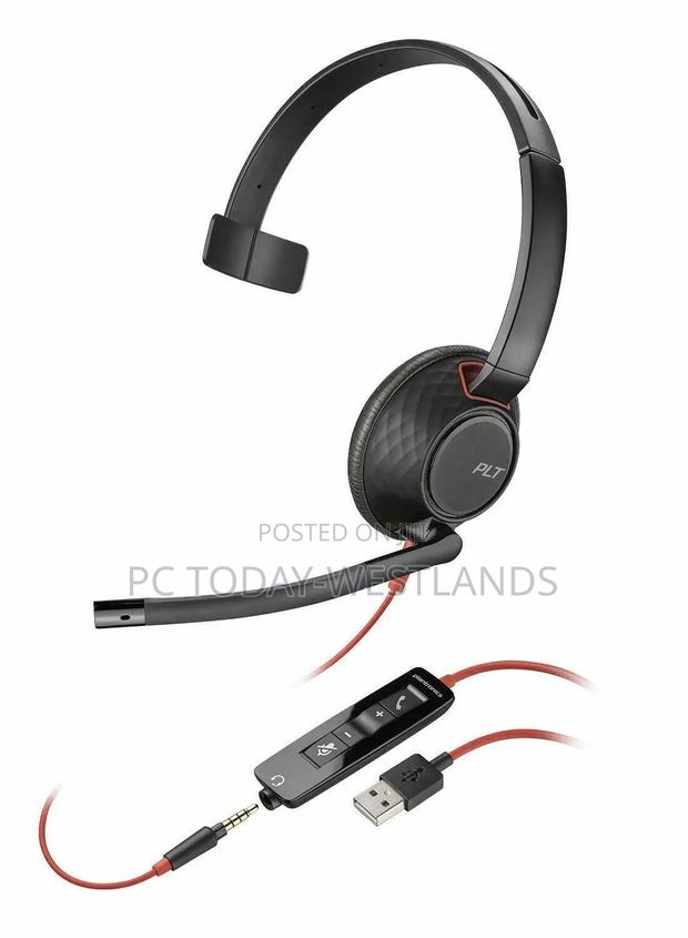 Plantronics Blackwire C5210 Mono UC USB-A Headset W/ 3.5mm - thumbnail 2