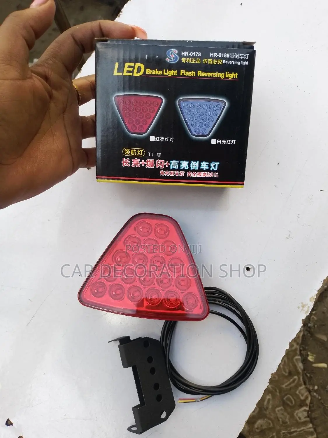 Triangle Led Flashing Light