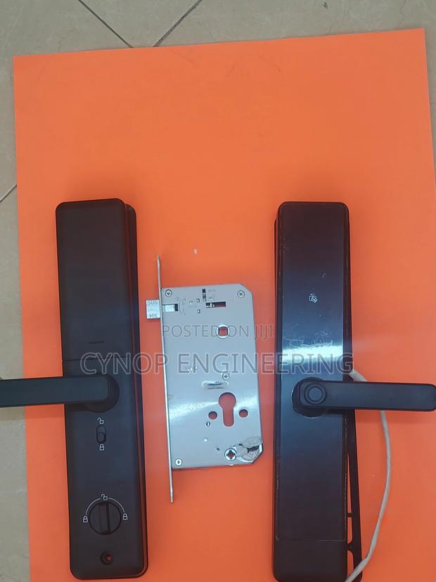 Passcode Enabled Defense With Biometric Wifi Door Lock - main view