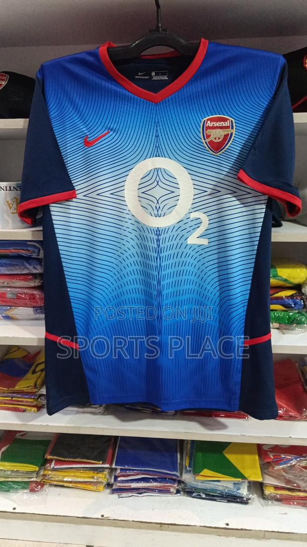 Arsenal Retro O2 Jersey 2002/03 Away Kit - thumbnail 2