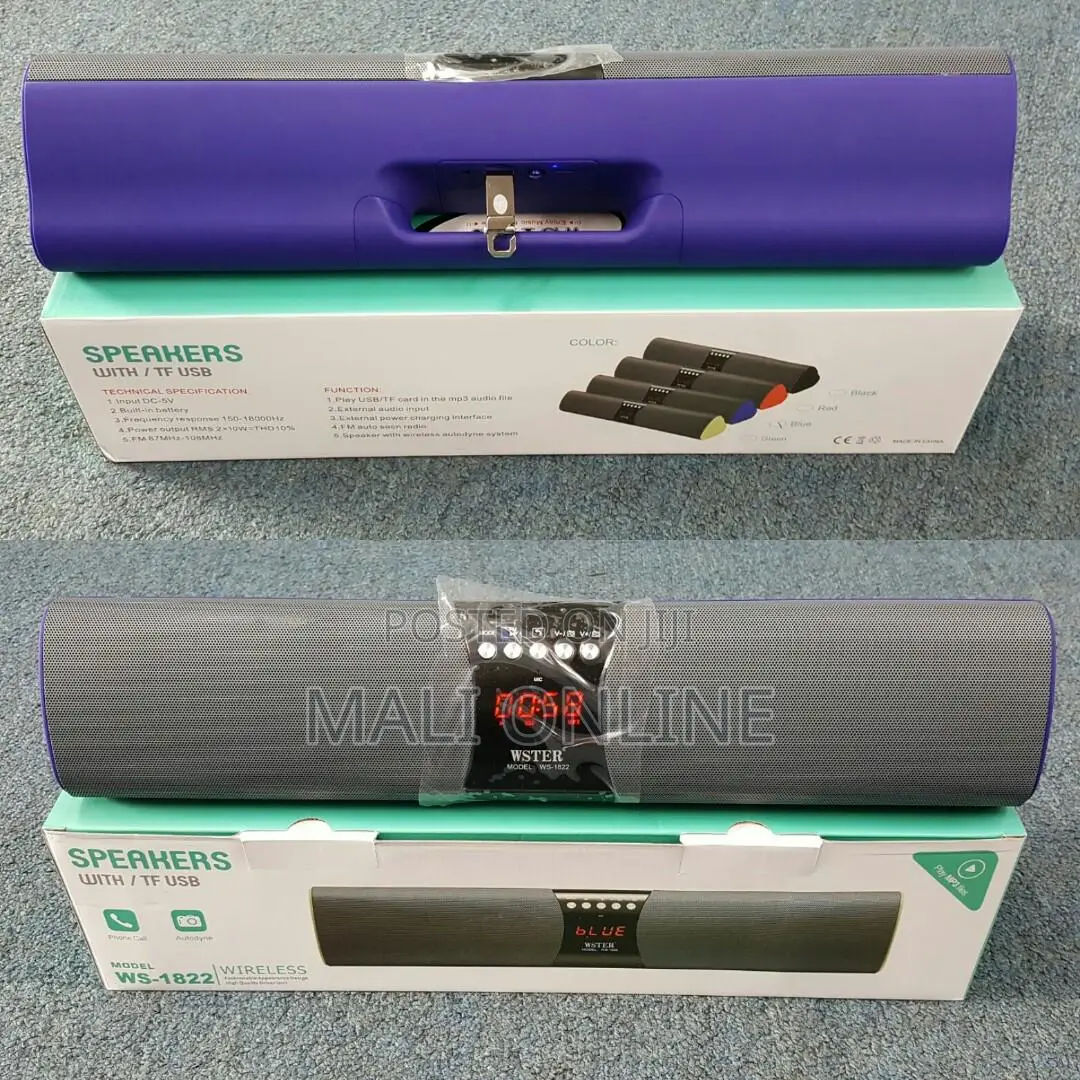 Mini Soundbar Portable Bluetooth Speaker MP3 Player With FM