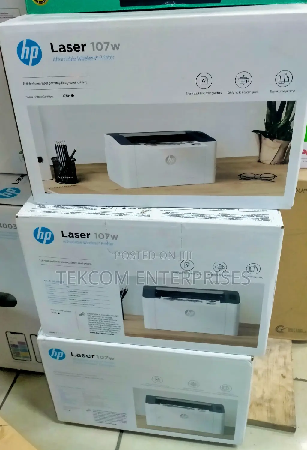 Hp Laserjet Printer 107W Wireless Printer (107w) Print Only