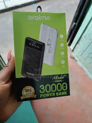 New 30000mah Phone Charging Powerbank With 4 Inbuilt Cables