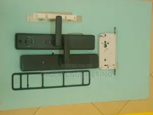 Wooden Door Access Revolution Biometric Passcode Lock