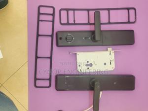 Smart Wooden Door Protection Biometric Passcode Lock - thumbnail 2