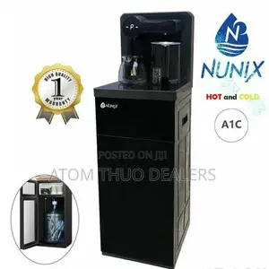 Black Nunix A1C Bottom Load Hot and Cold Water Dispemser 