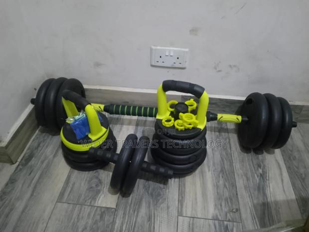 6 in 1, Adjustable Dumbbells / Barbell / Kettlebell 30kg - main view