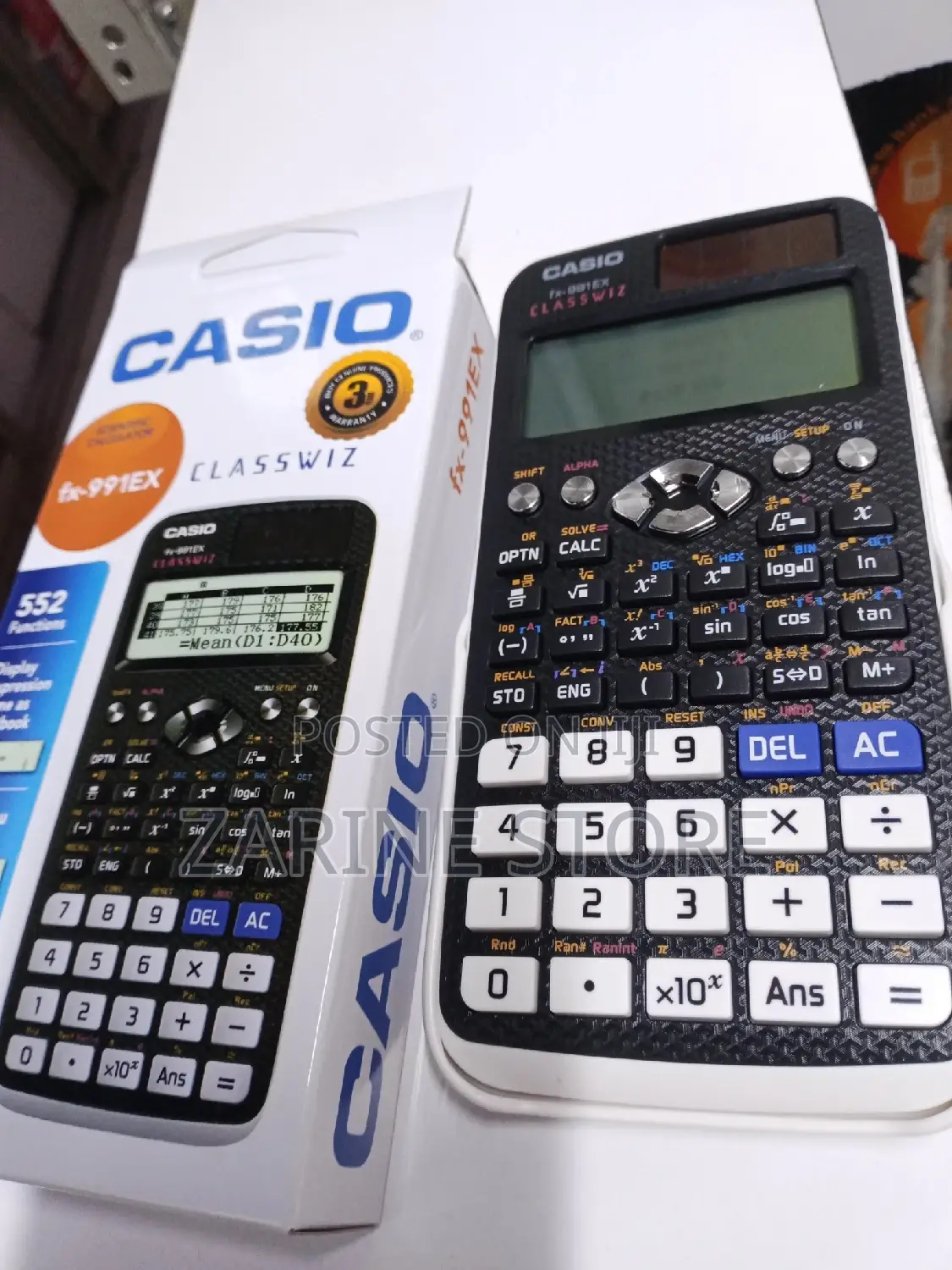 Fx-991ex Casio Scientific Calculator, Perform 552 Functions