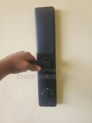 Smart Integration Wooden Door Locks With WIFI, Passcodes - thumbnail 2