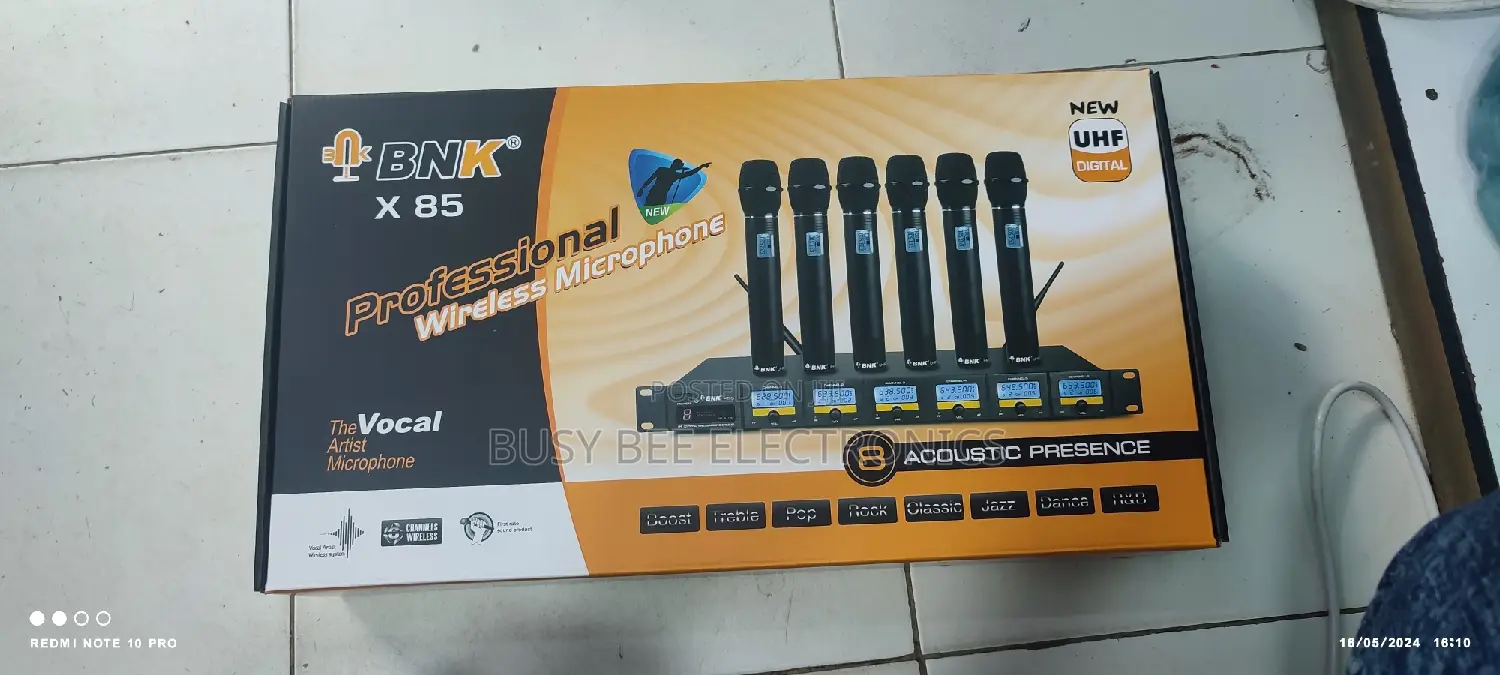 First. Rate Sound. 8channel Jaz Wireless Microphone