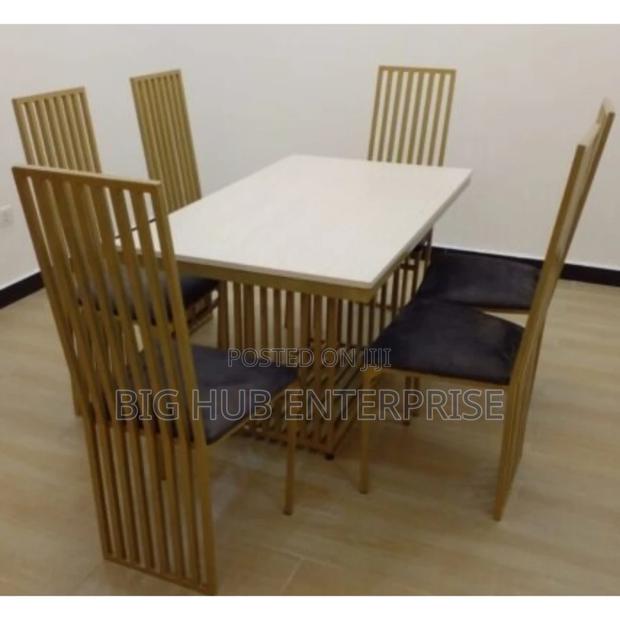 Ivan 6-Seater Luxury Dining Table Set - main view