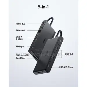 Anker 552 Usb-c Docking Hub 9-in-1 Hdmi With 100w Pd