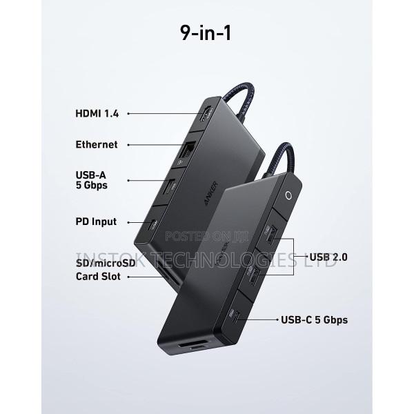 Anker 552 Usb-c Docking Hub 9-in-1 Hdmi With 100w Pd - thumbnail 2