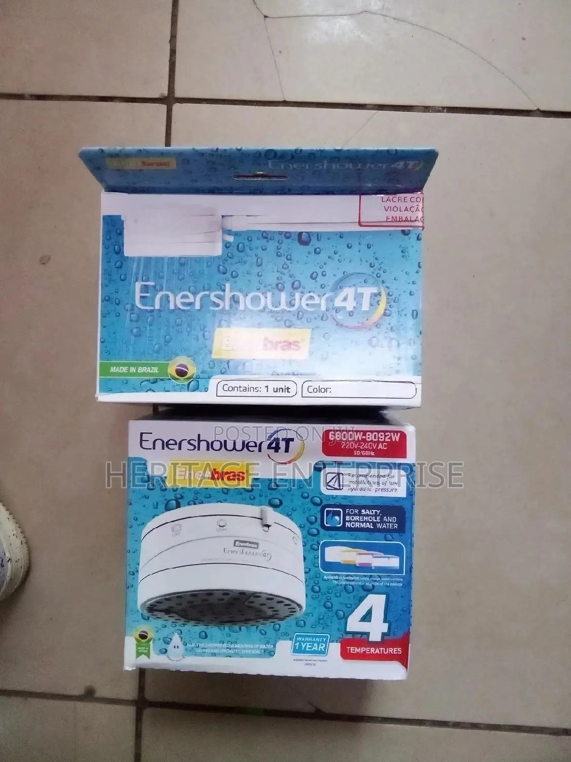 Shower Head -,Enershower 4t Enerbras.