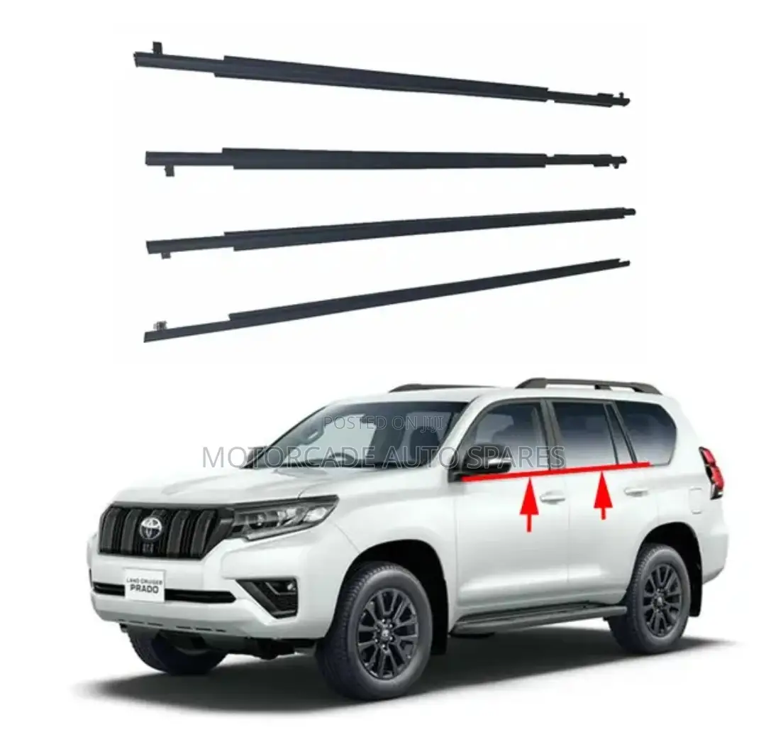 Landcruiser Prado Fj 150 (2012-2018) Weather Strips Black