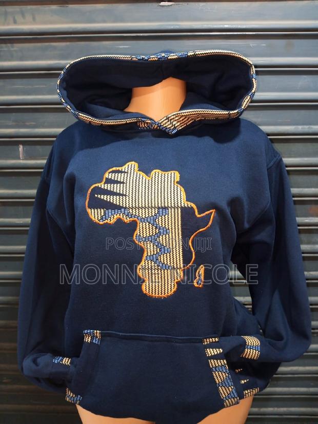 African Print Hoodie/Dashiki - main view