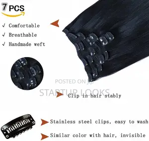 Hair Extensions Clip Ins, Wig and on Natural Hair