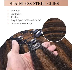 Hair Extensions Clip Ins, Wig and on Natural Hair