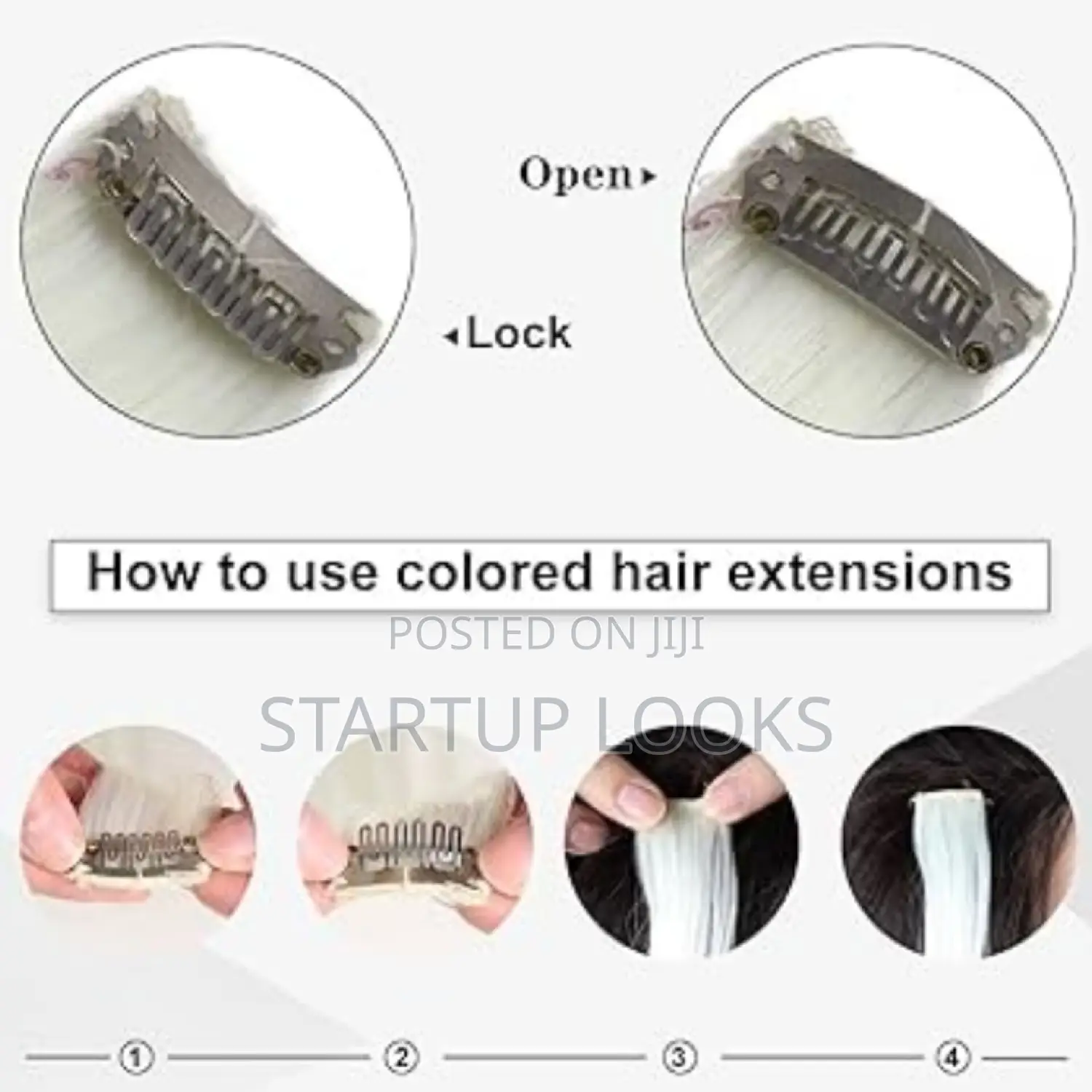 Hair Extensions Clip Ins, Wig and on Natural Hair