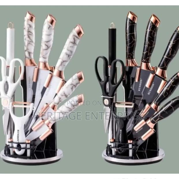 Marble Kitchen Knife Set/Knife Storage