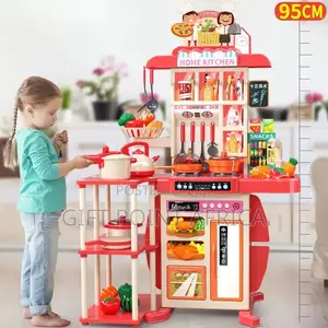 Battery Operated 73 Pieces Kids Kitchen Play Set Toys