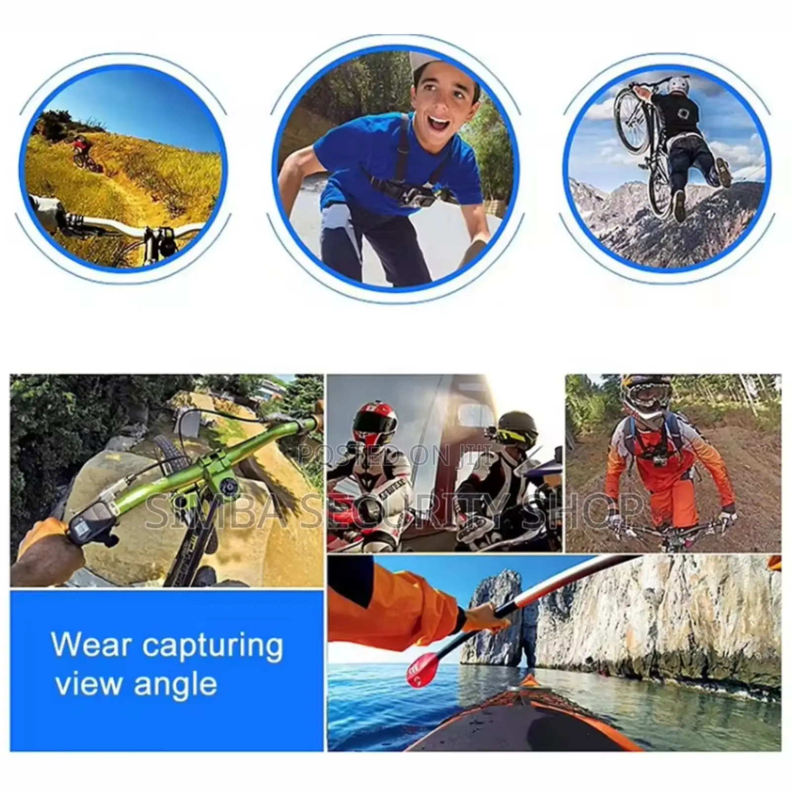 Chest Mount Harness Strap Phone Action Camera POV Vlogging 5