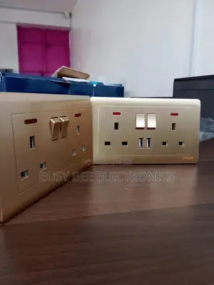 Twinn Metallic Wall Sockets
