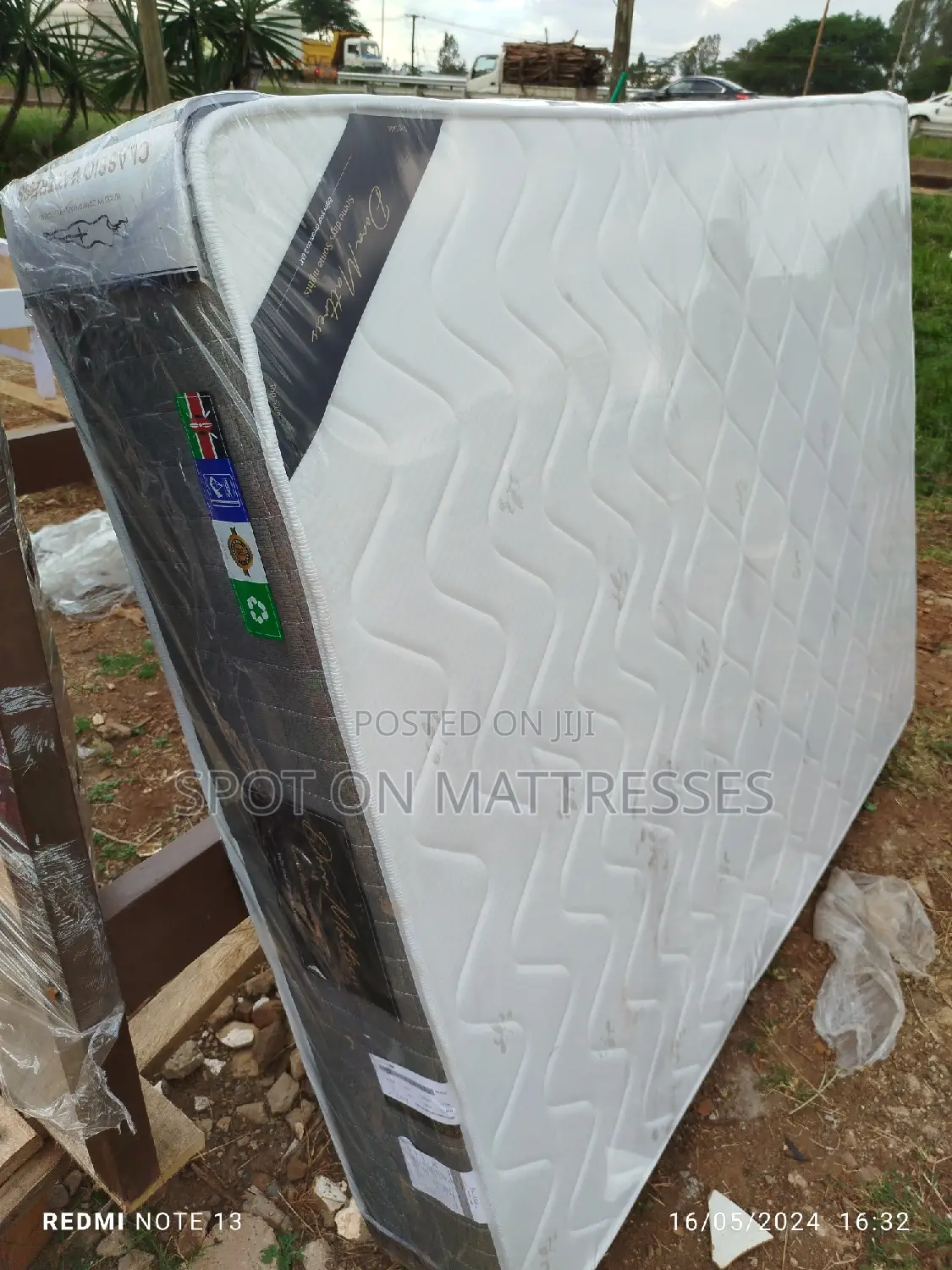 5by6 12inch Orthopedic Spring Mattresses + Free Delivery.