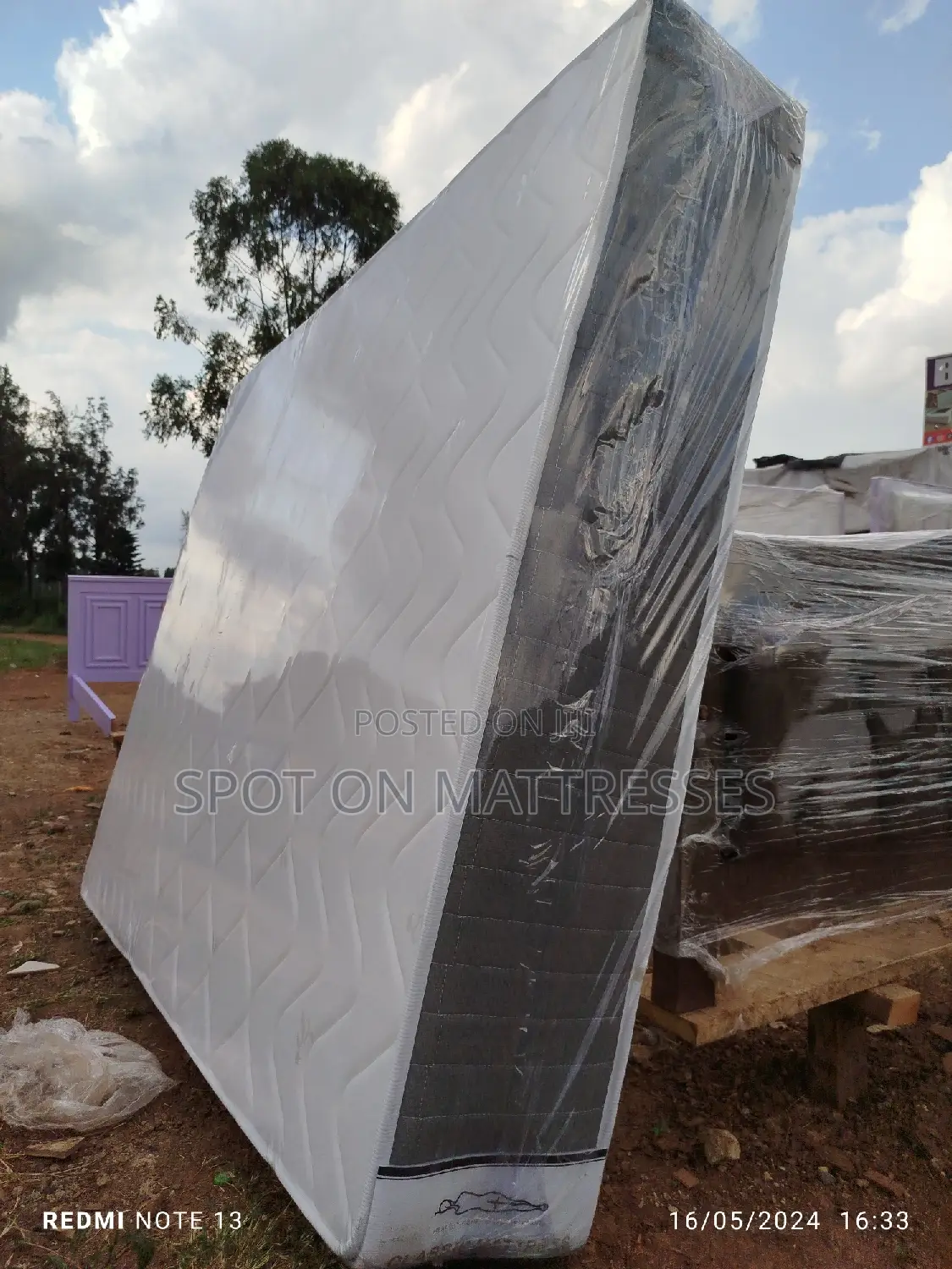 5by6 12inch Orthopedic Spring Mattresses + Free Delivery.