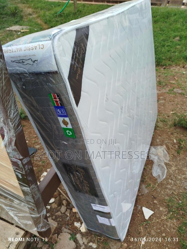 5by6 (Queen) 12inch Thick Spring Mattresses + Free Delivery. - thumbnail 2