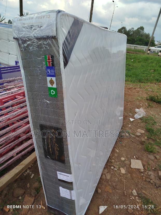 5by6 (Queen) 12inch Thick Spring Mattresses + Free Delivery.