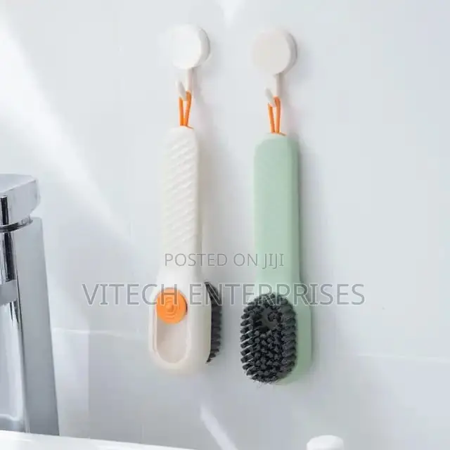 Shoe Brushes With Soap Dispenser