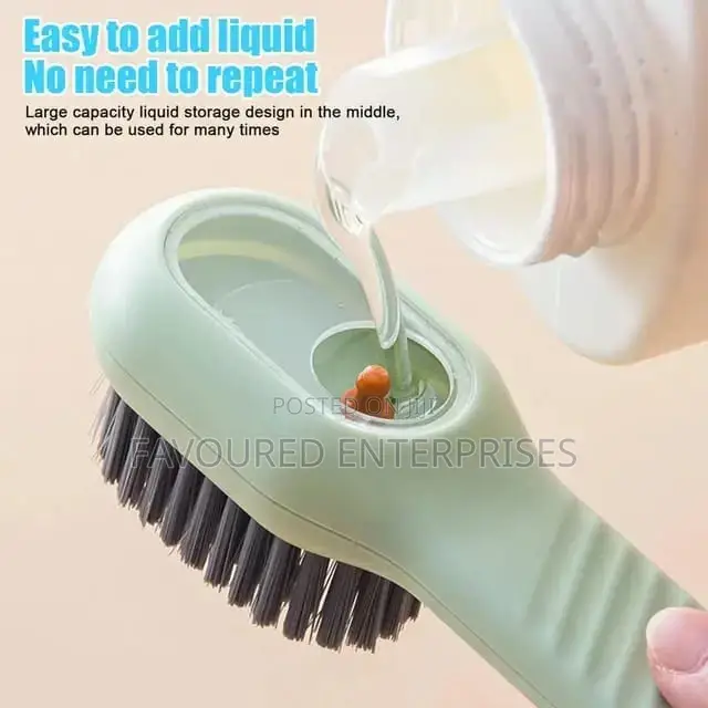 Shoe Brushes With Soap Dispenser