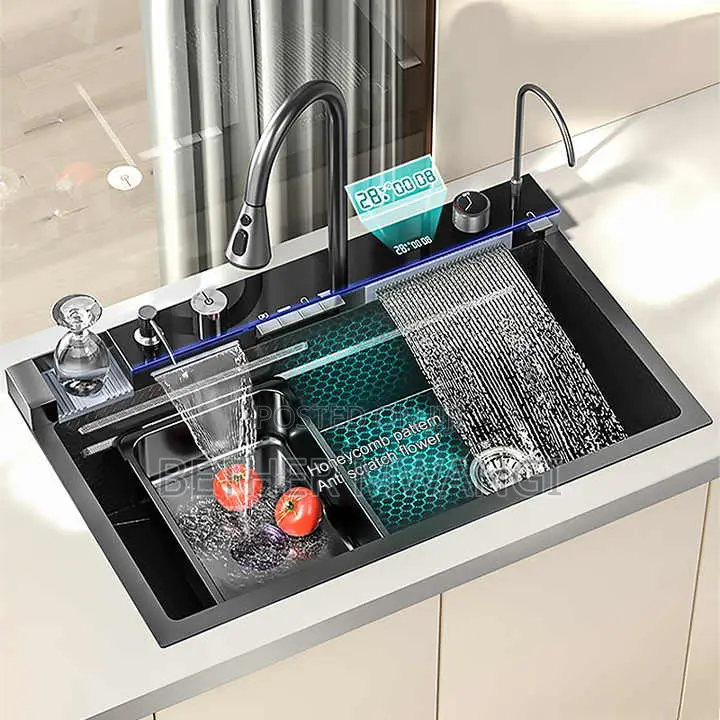 Multifunctional Anti Scratch LED Digital Display Sink