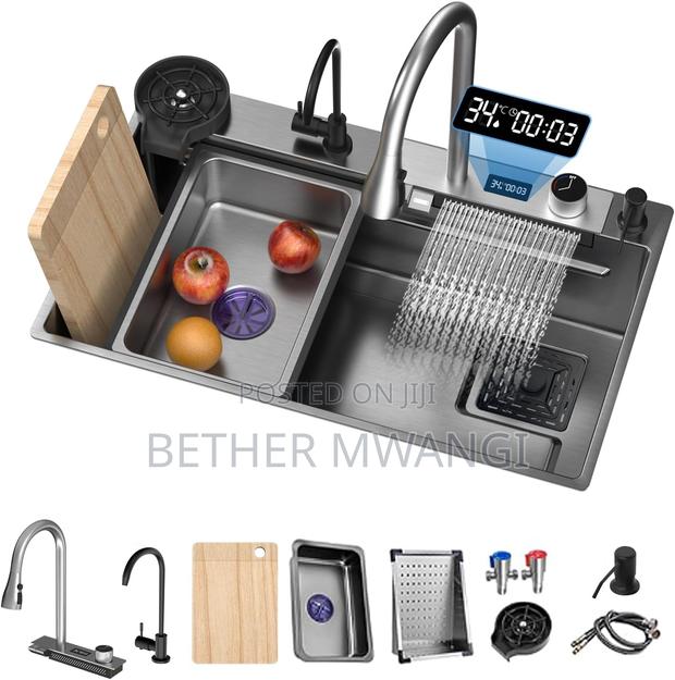 Multifunctional Anti Scratch LED Digital Display Sink - thumbnail 2