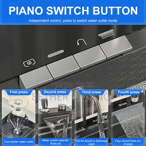 Multifunctional Anti Scratch LED Digital Display Sink