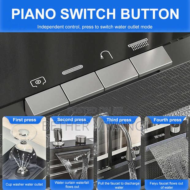 Multifunctional Anti Scratch LED Digital Display Sink - thumbnail 4