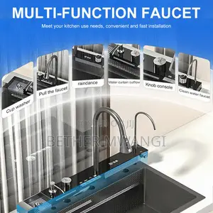 Multifunctional Anti Scratch LED Digital Display Sink