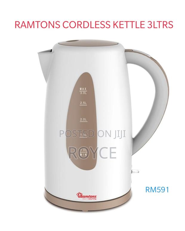 3L Ramtons Cordless Kettle - main view