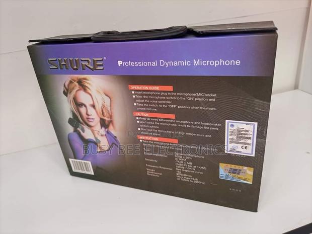 High Fidelity Unidirectional Shure Wired Microphone