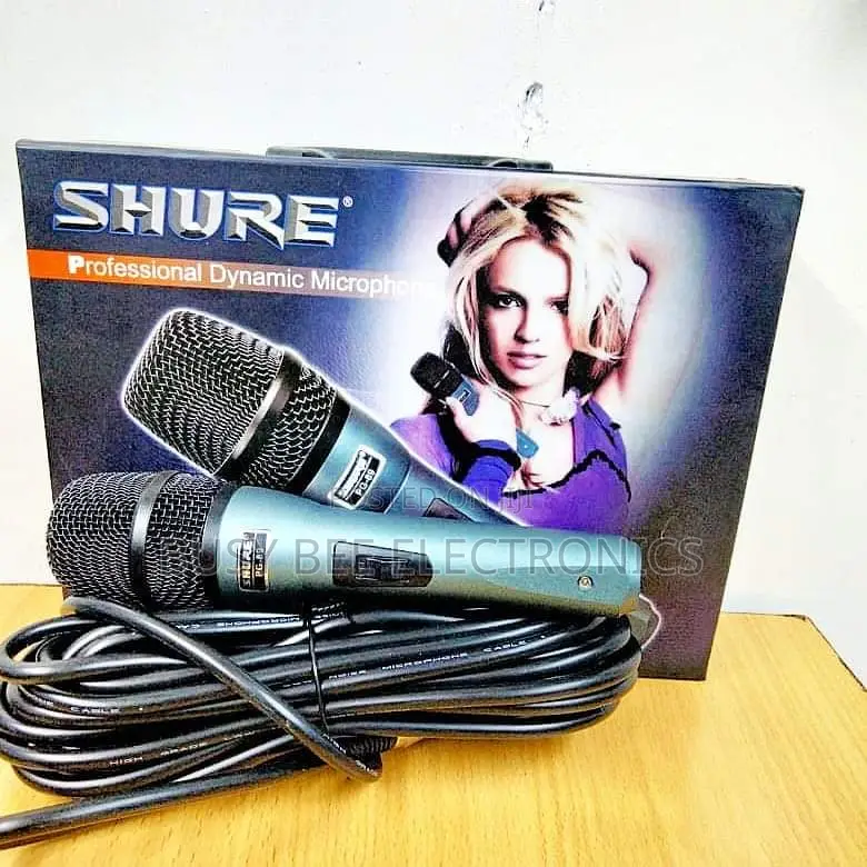 10m Long Shure Corded Microphone