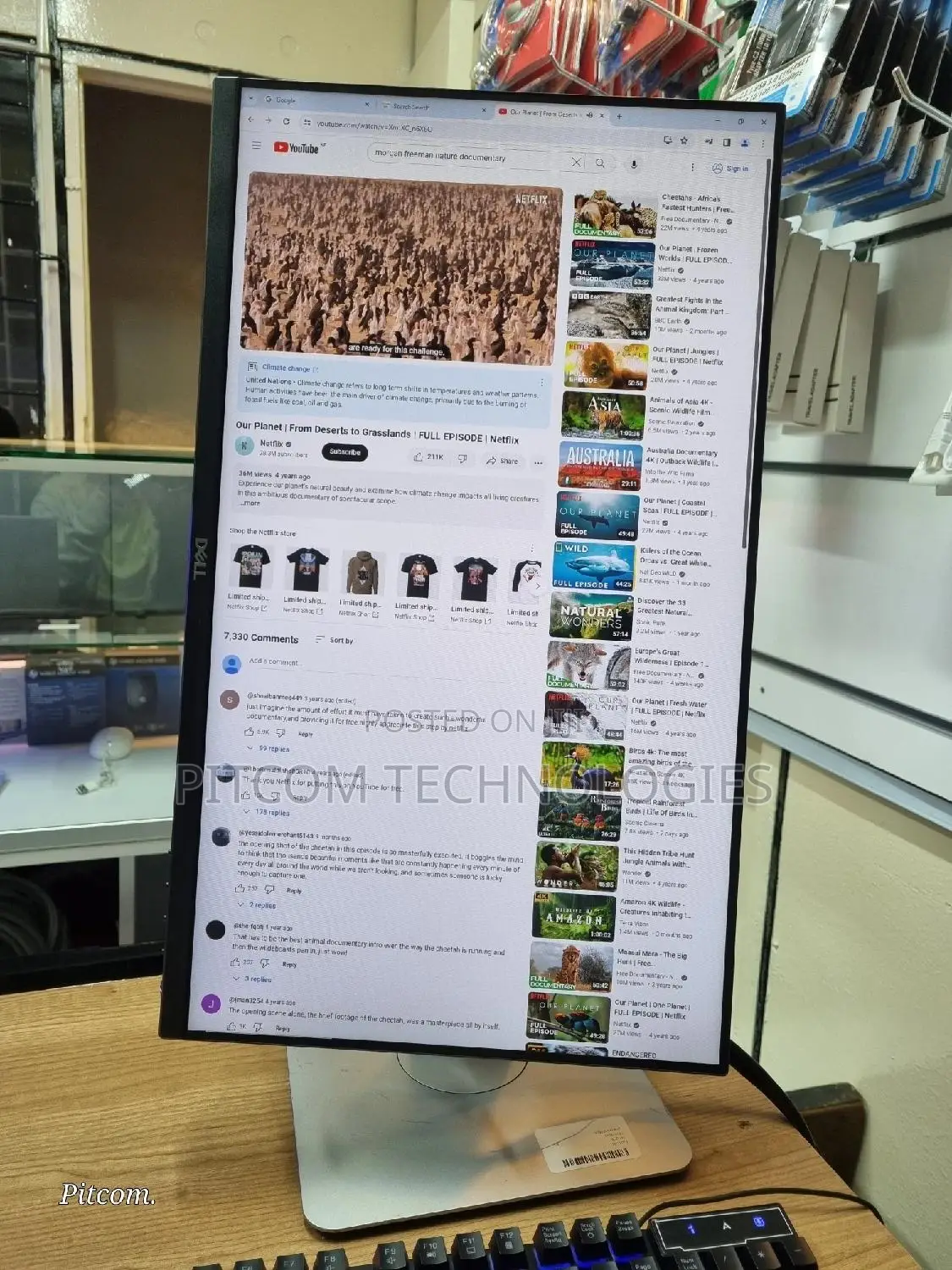 Dell 23 Inch TFT Monitor Edge to Edge