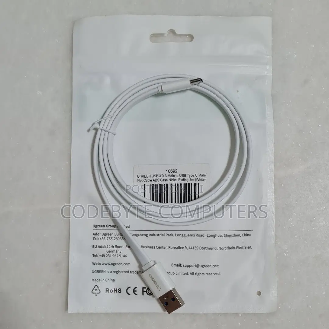 USB 3.0 to Type C Male Cable Nickel Plating 2m