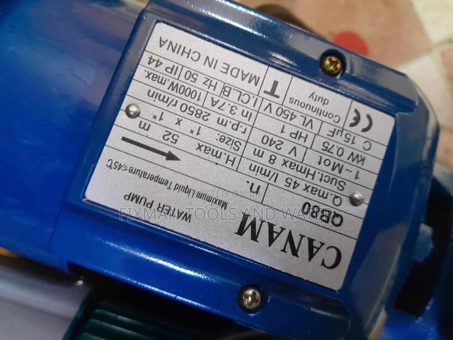 Powerful Canam Water Pump HP 1 # Pumps