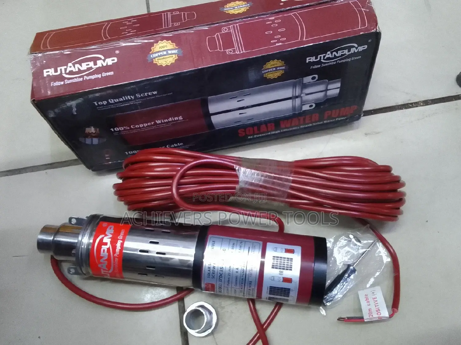 Solar Water Pump/Rutan Submersible Water Pump