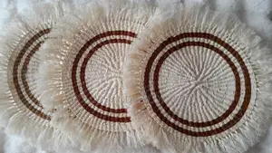 Mats Sisal Brown White