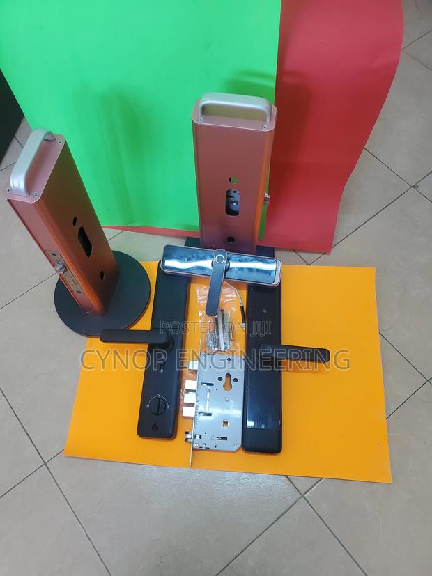 Wifi Door Security Enhanced With Biometric Lock for Wooden - main view